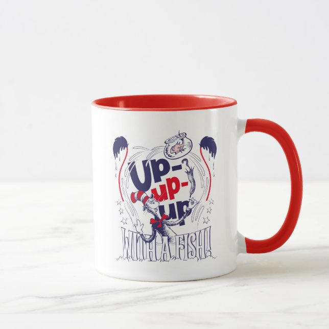 Cat In the Hat | Up-Up-Up With A Fish Mug (Right)