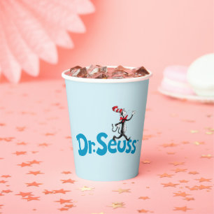 Cat in the Hat Vintage Logo Paper Cups