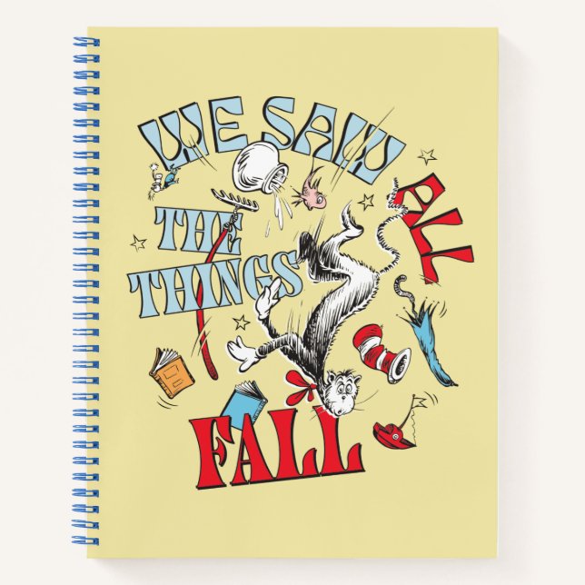 Cat In the Hat | We Saw All the Things Fall Notebook (Front)
