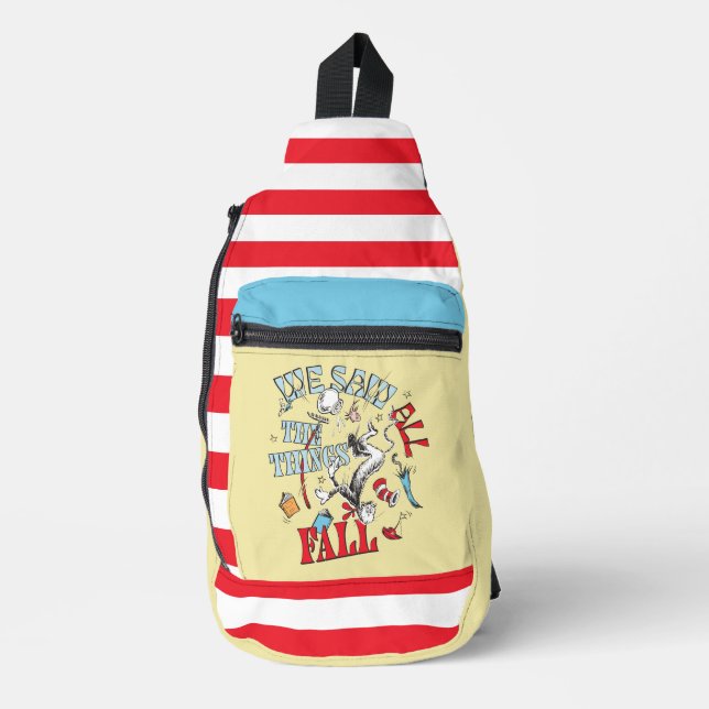 Cat In the Hat | We Saw All the Things Fall Sling Bag (Front)