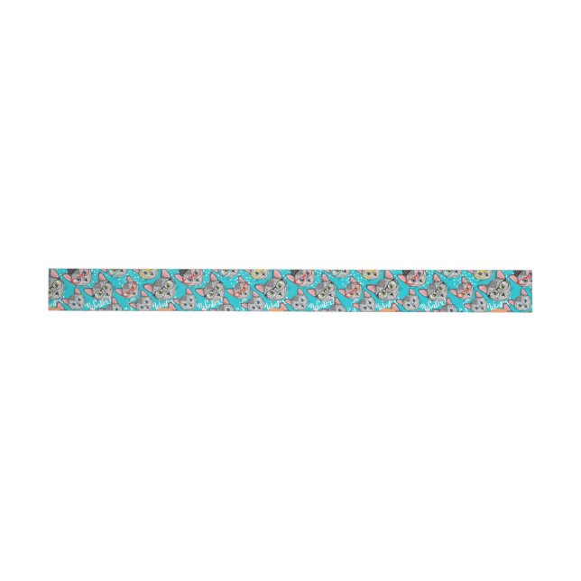 Cat in the hat wrap around label (Individual)