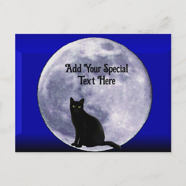 Cat in the Moon_ Postcard (Front)