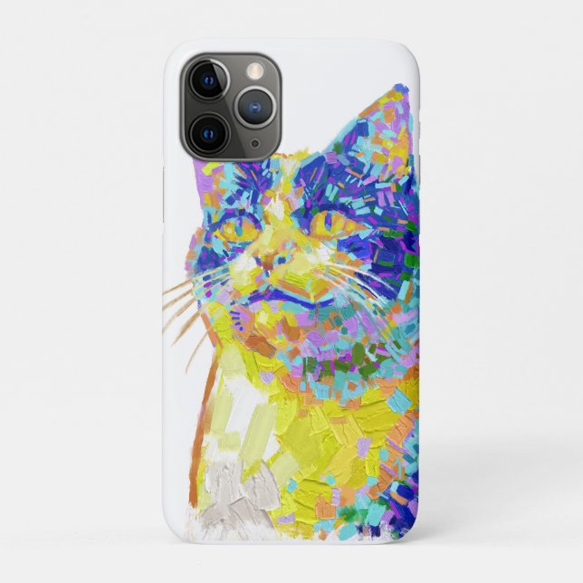Cat in the Sunlight Button Case-Mate iPhone Case (Back)
