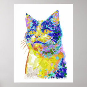 Cat in the Sunlight Poster