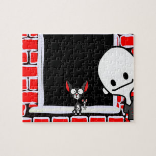 Cat in the Window Jigsaw Puzzle