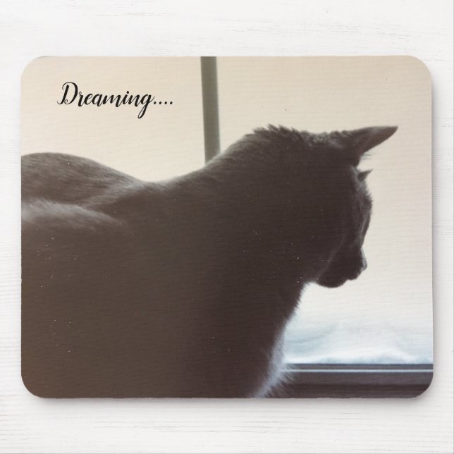 Cat in the Window Mouse Mat (Front)