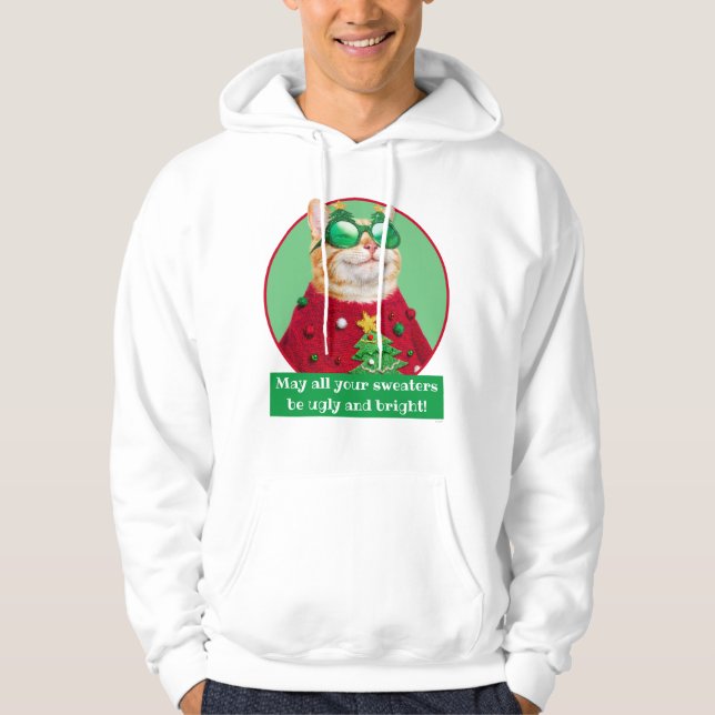 Cat in Ugly Christmas Sweater (Front)