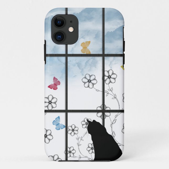cat in window Case-Mate iPhone case (Back)