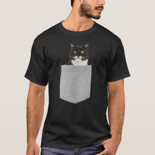 Cat in Your Pocket Tuxedo T-Shirt