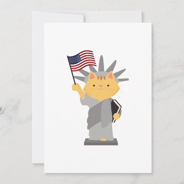 Cat Independence Day - 4th July (Front)