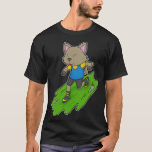Cat Inline skating Roller skates Sports T-Shirt
