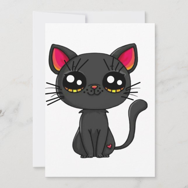 Cat Invitation (Front)