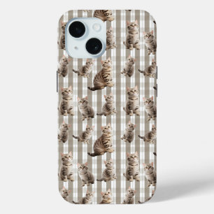 Cat iPhone 15 Phone Case 