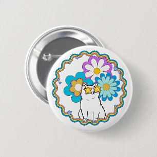 Cat is a Star 6 Cm Round Badge