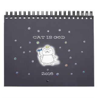 CAT IS GOD calendar 2016