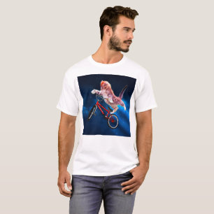 Cat jump on a bike T-Shirt
