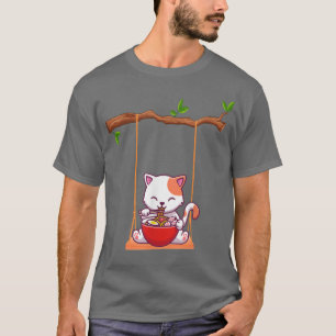 Cat Kawaii Anime Tee Japanese