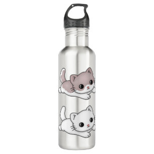 Cat Kawaii Feline Little Cat Tender Chibi 710 Ml Water Bottle