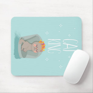 Cat King Gifts For Cat Lovers Mouse Mat
