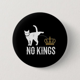 Cat Kings in America Funny Political Cat Lady Cat 6 Cm Round Badge