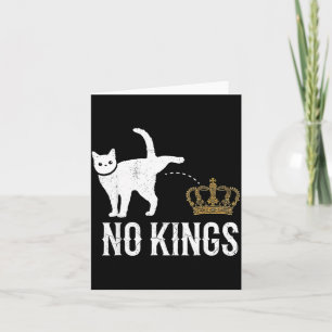 Cat Kings in America Funny Political Cat Lady Cat Card
