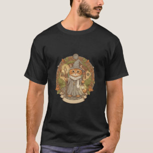 Cat Kitten as a Lord Wizard Magic T-Shirt