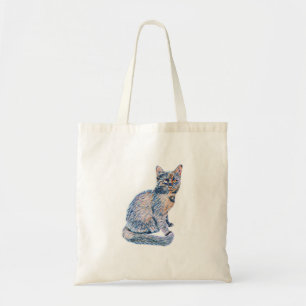 Cat Kitten Cute Fur Nose Funny Animals Tote Bag