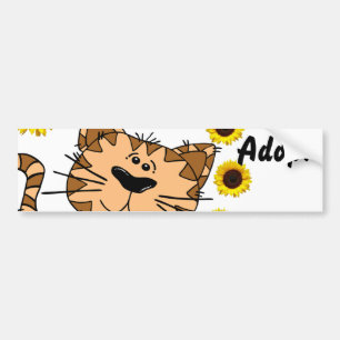 Cat Kitten Dog Adopt Bumper Sticker