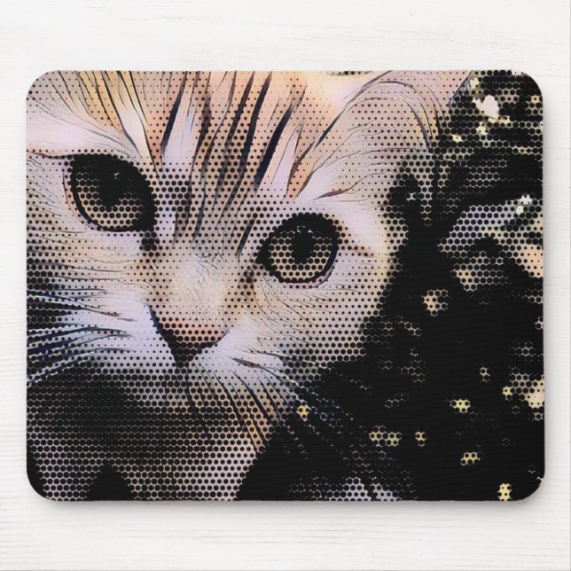 Cat, Kitten, Gustaf Mouse Mat (Front)