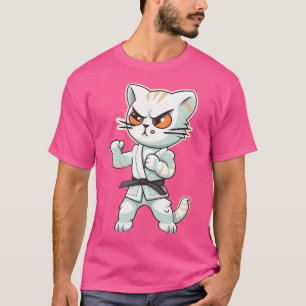 Cat Kitten Kitty Karate Taekwondo Kickboxing T-Shirt
