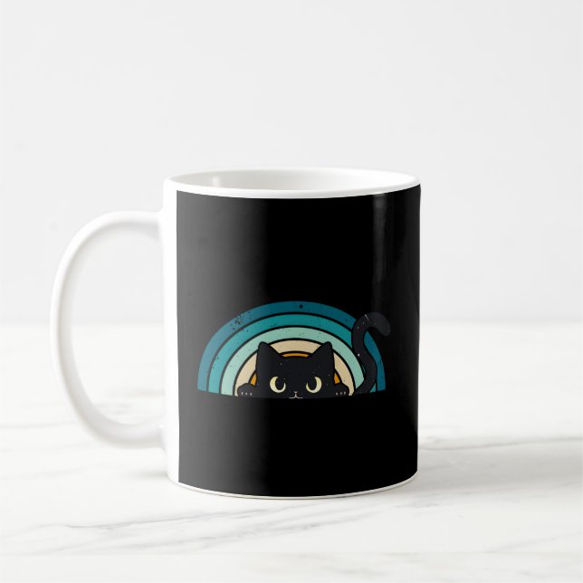 Cat Kitten N Cat Novelty Coffee Mug (Left)
