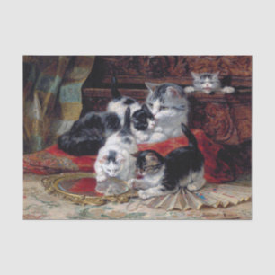 Cat & Kittens • Henriette Ronner-Knip (1821-1909) Tissue Paper