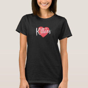 Cat Kitty Adoption Heart Shaped Kittens T-Shirt