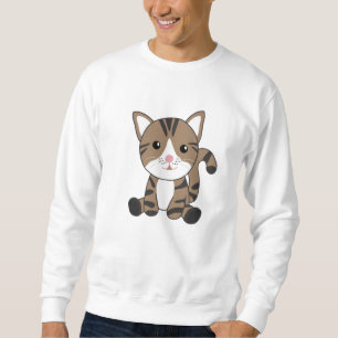 Cat Kitty Fellnase Sweet Animals Kids Baby Cats Sweatshirt