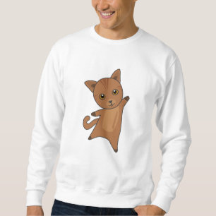 Cat Kitty Fur Nose Cute Animals Meow Sweatshirt