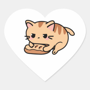 Cat kneading bread sticker