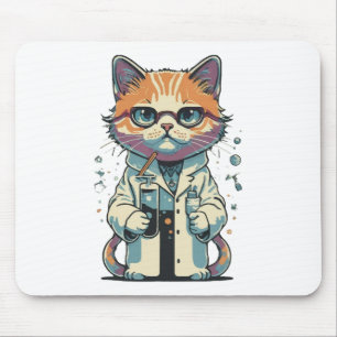 Cat Lab Focused Mouse Mat