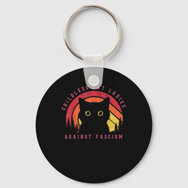 Cat Ladies 1  Key Ring (Front)