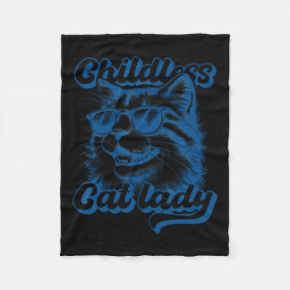 Cat Ladies Against Fascism 2  Fleece Blanket