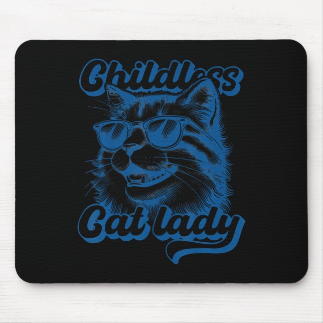 Cat Ladies Against Fascism 2  Mouse Mat (Front)