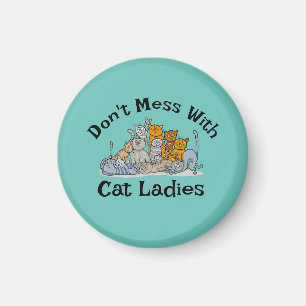 Cat Ladies Design Magnet