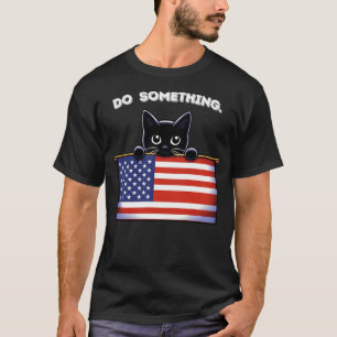 Cat Ladies Do Something Kamala Harris 2024 Electio T-Shirt