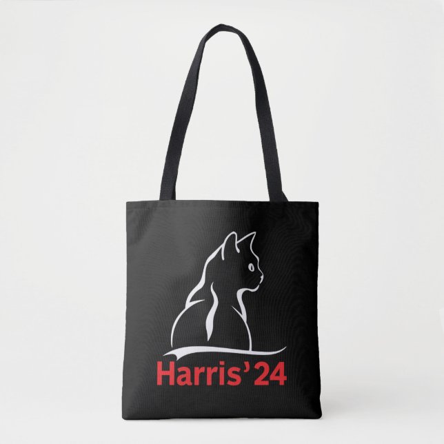 Cat Ladies for Kamala Cat 2024 President Kamala  Tote Bag (Front)
