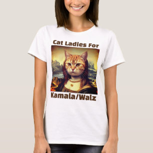 Cat Ladies For Kamala Cat T-Shirt