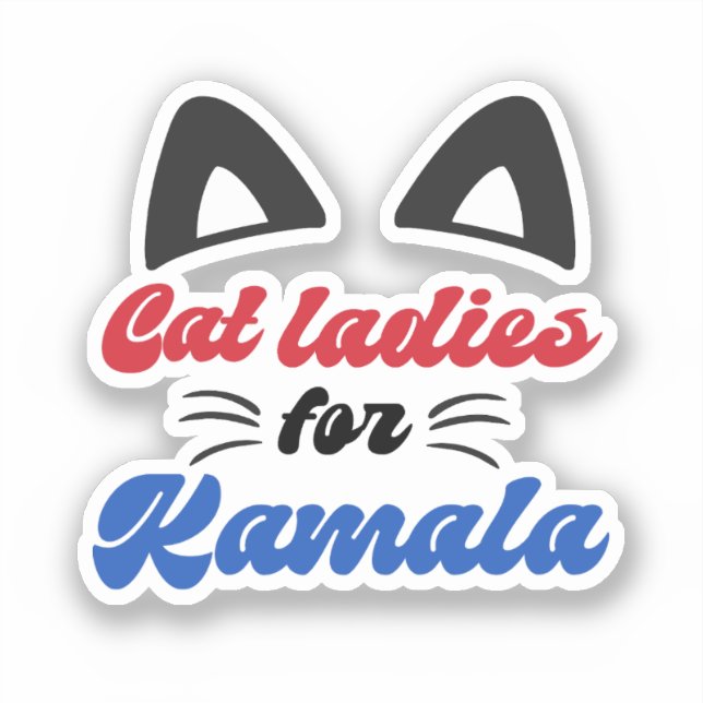 Cat Ladies for Kamala Harris (Front)