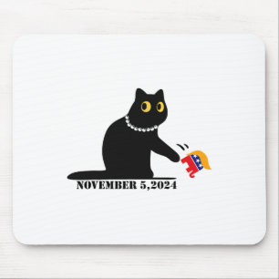 Cat Ladies For Kamala Harris 2024 Mouse Mat