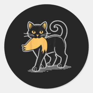 Cat Ladies For Kamala Harris Donald Trump 2024 Classic Round Sticker