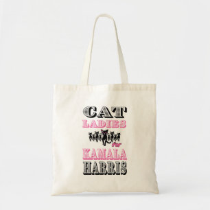 Cat ladies for Kamala Harris Tote Bag