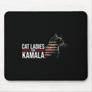 Cat Ladies For Kamala  Mouse Mat