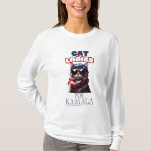 Cat Ladies For Kamala USA T-Shirt